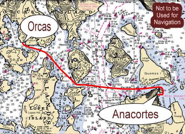 Anacortes - - - Orcas, Orcas Island